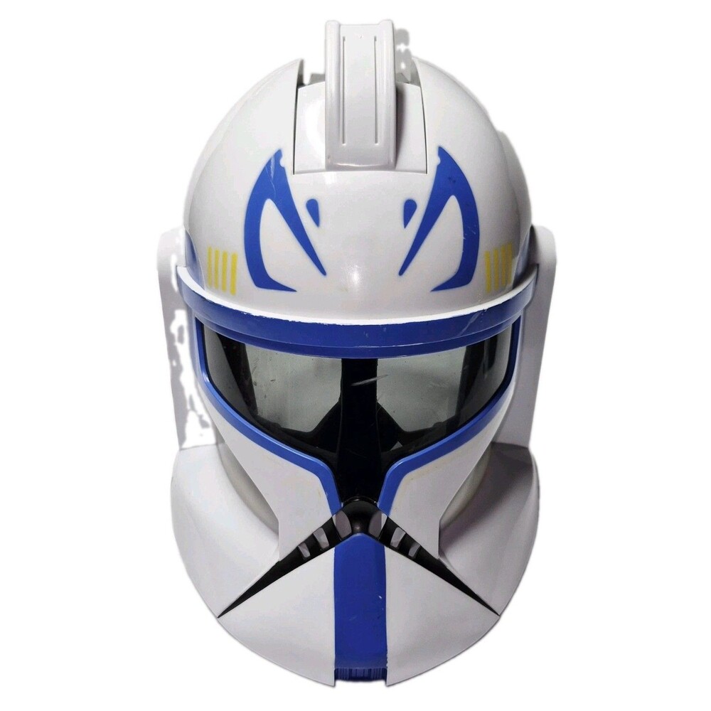 Hasbro 2008 Star Wars Captain Rex Voice Changer Helmet Clone Wars Tested EUC